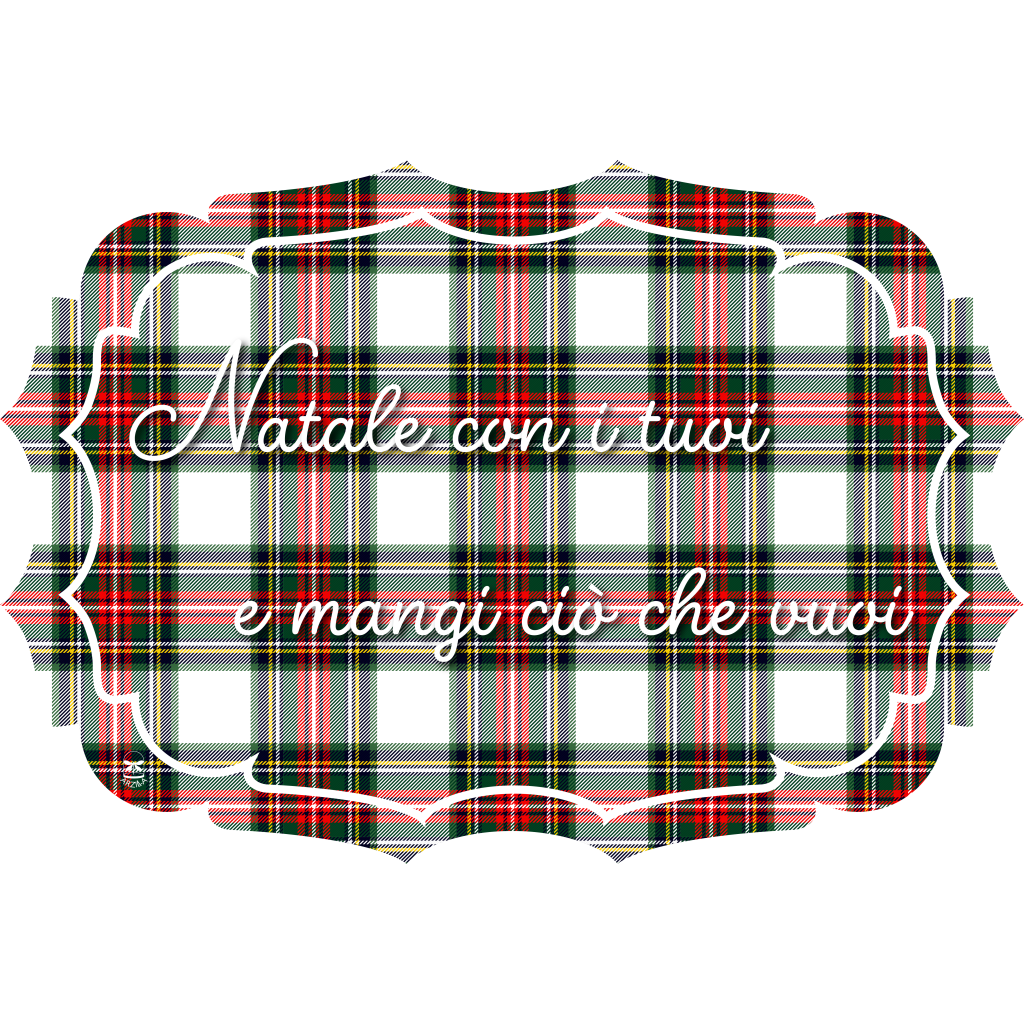 Steward Dress Natale con i tuoi - Tovaglietta
