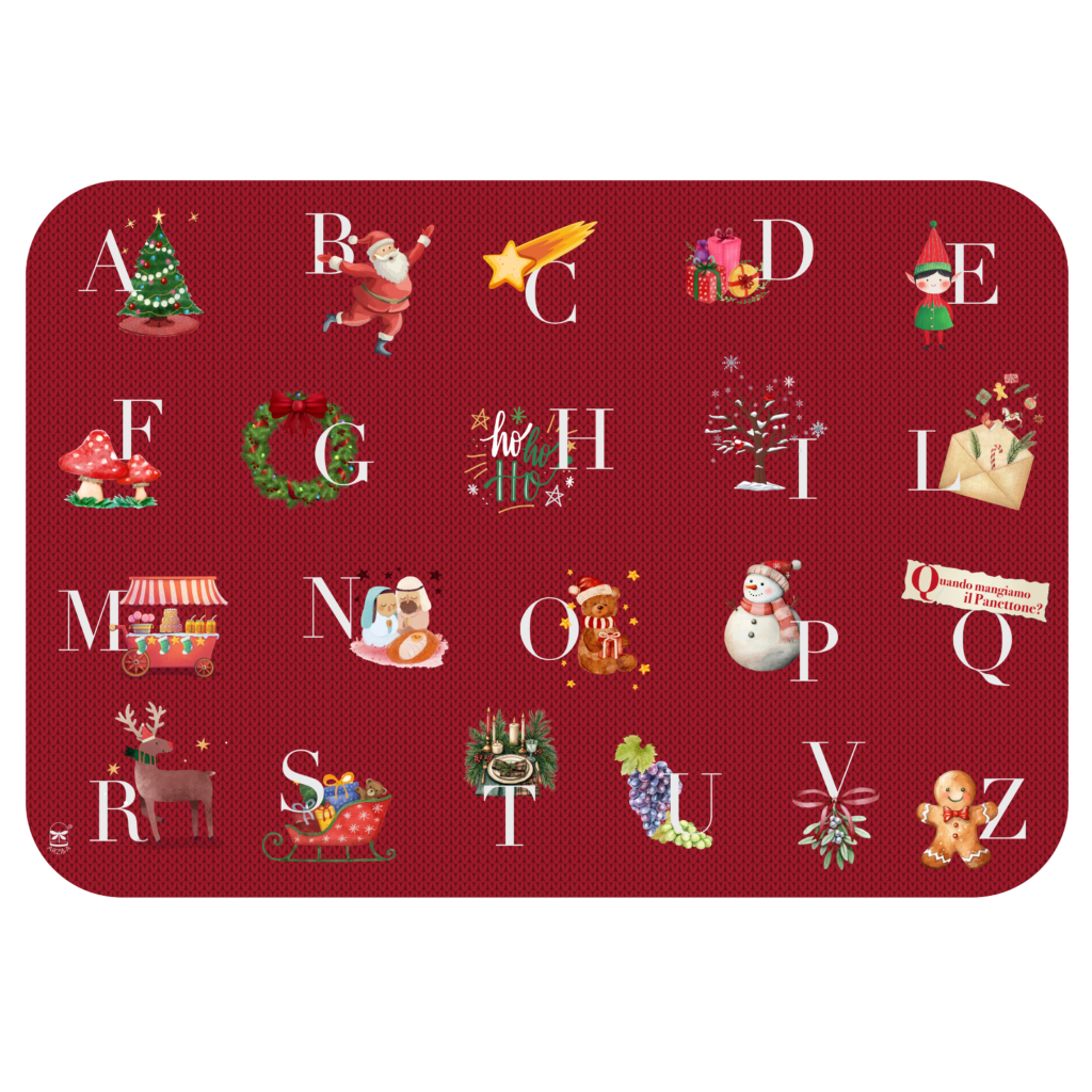 Xmas word Knit - Tovaglietta